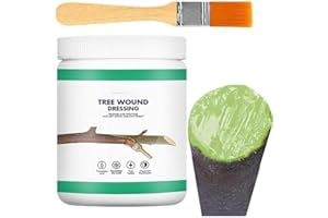 BIMHAYUU Pflanzenheilpaste Wundverschluss Wundverschlussmittel Für Bonsai Bäume Baumharz Wundverschluss Für Gartenpfropfen Heilende Paste Für Pflanzen Abstrichwurzel Mit Pinsel (1 STK)