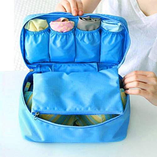 Tragbare Reisen aufbewahrungstasche Kosmetikum Tasche Sport 5-Farbe – Blau - 4