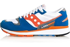 Saucony Herren Azura Grey/Orange/Blue Leichtathletik-Schuh