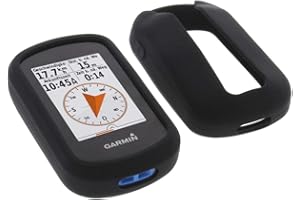 foto-kontor Funda Compatible con Garmin eTrex Touch 35 Protectora Silicona Carcasa protección Negra