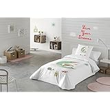 DREAMLAND Funda nórdica + funda de almohada (Cama 105cm)