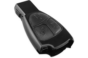 Kesiku Mercedes Schlüsselgehäuse für Mercedes W169 W203 W209 W210 W211 W245 W270, A B C E M R S CL CLK SL SLK Klasse Fernbedienung, Schlüssel W203, 2 Tasten Autoschlüssel W211