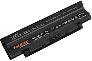 Shentec J1KND Batteria per DELL Inspiron N5110 N7110 N5010 N5050 N5040 N5030 N4010 N7010 M5030 N4110 3420 3520 2520 Vostro 3550 2520 3750 3450 3555 3650 1440 1450 1540 1550 2420 [11.1V 4400mAh]