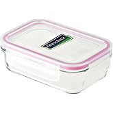 GLASSLOCK Primanova Dikd&ouml;rtgen Cam Saklama Kabı 1000Ml