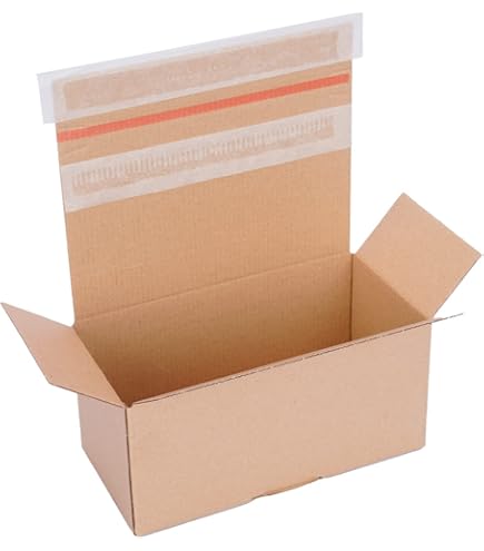 HaGa® Doos 60 cm x 40 cm x 25 cm 5 stuks – verzenddoos DHL-conforme verpakking – volgens Fefco 0201 norm – 520 g/m² met B-golf – compact – belastbaar – eenvoudig gebruik dankzij vouw