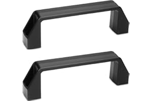 Ganter Normelemente | 2 Stück | Bügelgriffe - GN 528-PP-117-8,5-SW | Kunststoff Polypropylen | Bohrungsabstand: 117 mm