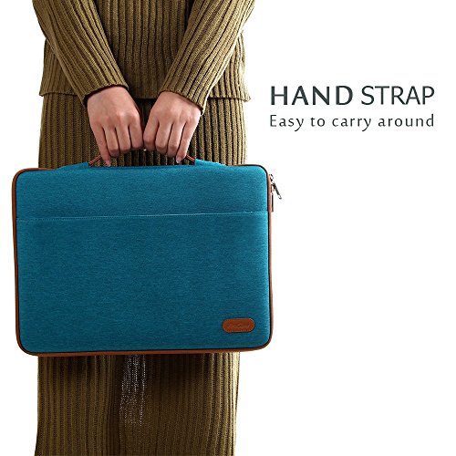 ProCase Notebook Hülle Sleeve Schütztasche Laptoptasche 13 – 13.5 Inch für Surface Book, 13″ Macbook Air Macbook Pro(Türkis) - 6