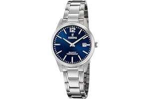 Festina Orologio Analogico Quarzo Donna con Cinturino in Acciaio Inox F20509/3