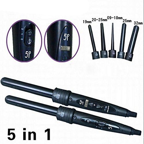 Hair Curlers 5in1 Curler Hair Creams Multi-Function Curling Hair Care Hair Care Hair Dryer , black