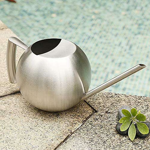 Preisvergleich Produktbild AlonSwallow Edelstahl-Duschvorrichtung Kreativ Spherical Potted Succulent Watering Cans European Long Mouth Bewässerungsflocken Wasserkocher 1 Liter Gartening-Tools Beste Wahl