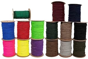 Paracord Planet Cordino ammortizzatore elastico di grado marino 100% elastico resistente all'umidità e agli agenti atmosferici progetti fai da te cravatte attività ricreative interni ed esterni