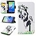 Produktbild LEMORRY Schutzhülle Huawei P10 Lite Hülle Ledertasche Flip Cover Handyhülle Slim Bumper Schutz Case Magnetisch Soft Beutel Haut Weich Silikon Cover Schale Mit Kreditkarten-Slot, Schön Panda