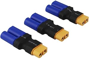 OliYin 3pcs Maschio EC5 Losi a Femmina XT60 Adattatore XT-60 LiPO XT 60 (Confezione da 3)