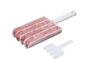 Fenglin-joy Kitchen Meatball Maker,Antihaft Fleischbällchenmacher,Frikadellenformer 4 Meatball Maker with Cutting Spade für Meatballs,Fish Balls,DIY Rice Balls