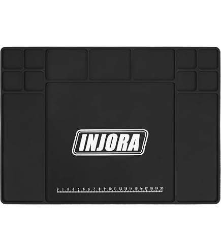 INJORA Sac De Stockage LiPo Anti-feu – 185x75x65mm, Résistant à La Chaleur, Pour Batteries RC