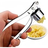 FETHİYE WHOLESALE Steel Garlic Crusher Kitchen Garlic Press/Minced Meat/Breaker UK, Peeler Juicer Heavy Duty Garlic Pressse