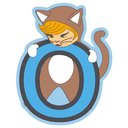 Imagen 1 de Bebemon BB103 - Letra decorativa, O azul