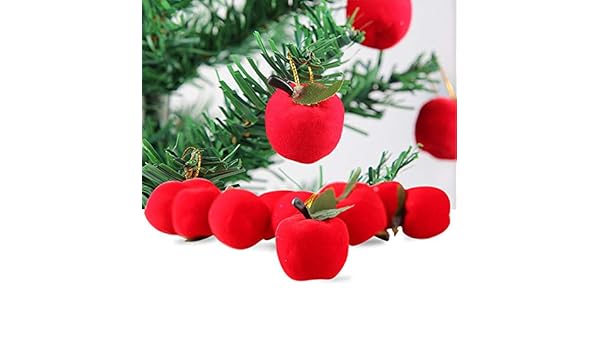 Articoli Regali Di Natale.Turbobm 6pcs Regali Di Decorazioni Natalizie Ciondolo Mela Rossa Decorazioni Per Alberi Di Natale Ornamenti Per Confezioni Regalo Articoli Natalizi Bagattelle Per Lalbero Di Natale Decorazioni Odontotal Com Uy