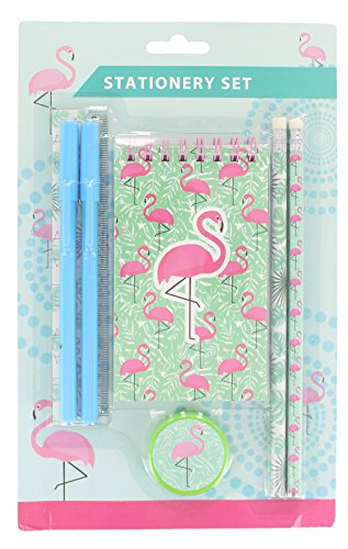 Preisvergleich Produktbild Generic PMS Flamingo Design Stationery 7pc Set auf Bedruckter Karte