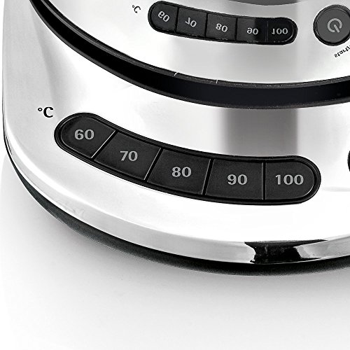 WMF SKYLINE Wasserkocher Vario, 1,6 l, 3000 W, 5 Temperaturstufen 60° – 100°, cromargan poliert - 4