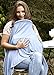 Milkscarf by MamaMoosh in Pale Blue -breastfeeding cover / scarf
