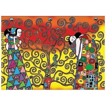 Colorvelvet Klimt Lalbero Della Vita Disegno 47 X 35