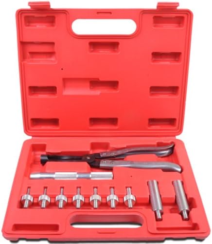 11 Piece Automotive Valve Stem Seal Seating Removal Extractor Installer Plier Tool Kit