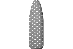 SHERWOOD Funda para tabla de planchar, funda 100% algodón con fieltro grueso (burbuja, 124 x 38 cm)