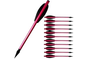 biubiusot Crossbow Bolts Arrows Aluminium 6.7" for 50-80lbs Pistol Archery Shooting Hunting 12pcs
