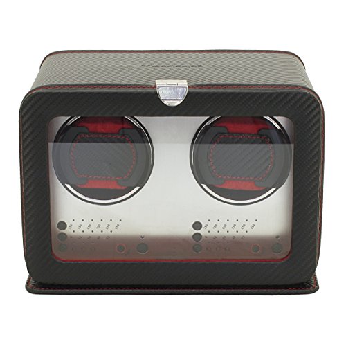 FriedrichI23, Uhrenbeweger fr 2 Automatikuhren, 3 Programmsegmente, Feinsynthetik, Carbon, Schwarz, 29460-2 FriedrichI23, Uhrenbeweger fr 2 Automatikuhren, 3 Programmsegmente, Feinsynthetik, Carbon, Schwarz, 29460-2