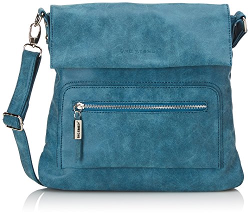 Bag Street -präsentiert von ZMOKA® , Sac bandoulière pour femme Multicolore multicolore, bleu (Bleu) - 0