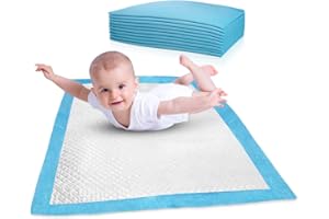 CHEEKY COW Incontinence Pads Disposable Changing Mats Baby 60 X 90 CM (UK COMPANY) Pack Of 10 Incontinence Bed Pads Bed Mats Disposable Bed Pads Waterproof Sheet