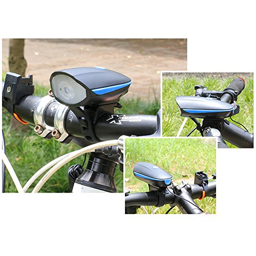 Set vom Licht des Fahrrad mit Hupe wasserdichte XPG LED Front- und Rücklichter mit USB Schnittstelle vom Fahrrad - 5