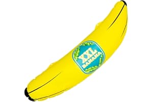 Boland 52164 - Banana Gonfiabile XXL, Misura 71 cm, Decorazione per Feste in Piscina, Festa Estiva, Festa a Tema