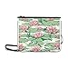 Produktbild WYYWCY Libelle und Lotus Blumenmuster benutzerdefinierte hochwertige Nylon dünne Clutch-Tasche Umhängetasche Umhängetasche