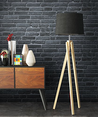 Steintapete Vliestapete Stein Schwarz Dunkel Natur , schöne edle Tapete im Steinmauer Design , moderne 3D Optik für Wohnzimmer, Schlafzimmer oder Küche inkl. Newroom Tapezier Ratgeber mit super Tipps! - 4