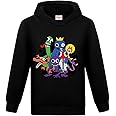 Forlcool Youtube Rainbow Merch Boys Pullover Girls Hoodies Kids Tops Cotton Hoodie for 3-13 Years