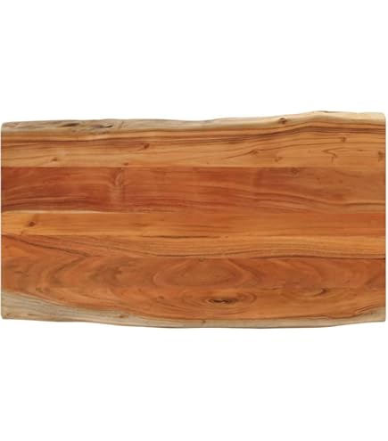 vidaXL Tafelblad met natuurlijke rand 120x40x3,8 cm massief mangohout