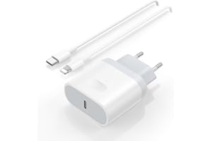 VNOOK Cargador iPhone 14 [Certificado MFi] 20W Carga Rapida Cargador y 2M USB C Cable, Compatible con iPhone 13/13 Pro/13 Pro Max/14/12/11/XS/XS MAX XR X SE 8 7 Plus, iPad Rapido Carregador Pared Enchufe