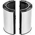Zertylre 360° Combi 2 in 1 HEPA+Carbon Filter Compatible with Dyson TP09 HP09 TP07 HP07 TP06 HP06 PH03 PH02 PH01, H13 Grade True HEPA Replacement Filter (Black)