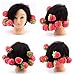 Clest F&H(R)12pcs Hair Curler Balls Soft Sponge Cute Magic Strawberry Style DIY Hair Curling Enhancer Care Tools
