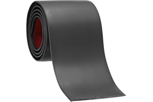 PATIKIL Self Adhesive Floor Transition Strip 76 mm x 1 Meters, Vinyl Laminate Floor Flat Divider for Joining Floor Gaps Doorways Carpet Cover Floor Tiles Black