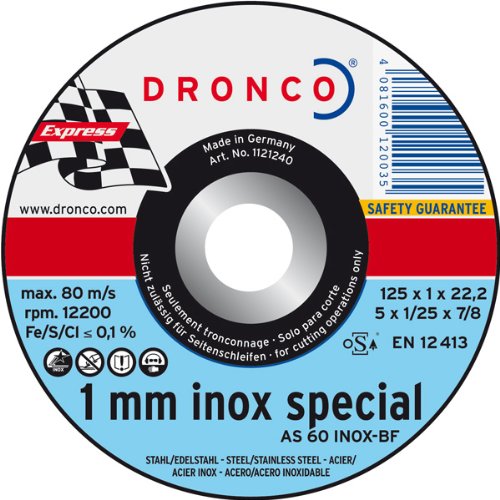 Trennscheibe AS 60T Inox-BF, 125