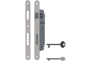 TOSCOCORNICI Serratura AGB Patent Grande Foro mm 50 Quadro mm 8 (CROMATO)