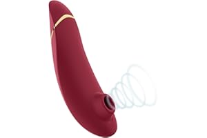 Womanizer Premium 2 Succionador de clítoris feminino | Estimulador de clítoris| Vibrador mujer sumergible | 14 niveles de intensidad | Juguetes eróticos para pareja sexuales | Rojo