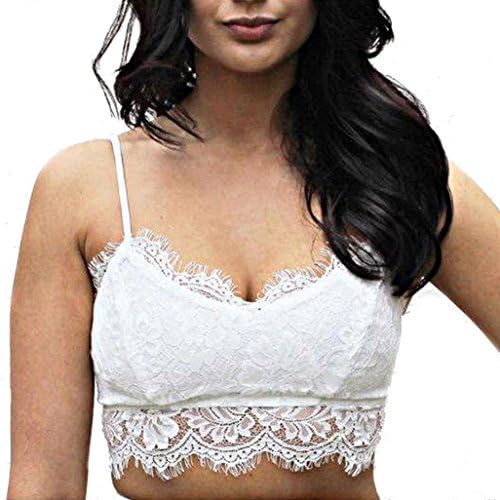 BA Zha Women Translucent Underwear Sheer Lace Condole Belt Strap Lingerie Bra Top Sexy Thermal Sleepwear Charming Pajamas Gift For Lovers Women S Clothing Teddy Lingeries (Free Size, White)