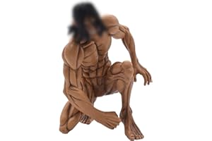 TOMICY Anime Figura De Accion Attack On Titan,16 Cm Eren Jaeger Collection, Modelo De Personaje Decoración Ornaments Collectibles Toy Modelo Estatuilla Decoración Pastel Coche Adornos