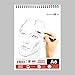 Produktbild A6 Sketch Pad Drawing L Ivory Artist Paper on Spiral Book -50 sheets - 100 pages