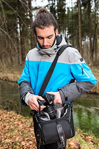 Bodyguard 5   Sac pour Appareil Photo Reflex   3-4 Objectifs - Canon EOS 1200D 1300D 2000D 4000D 700D 750D 760D Nikon D3300 D3400 D5300 D5500 D5600 D7100 D7200 D7500