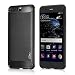 Produktbild tinxi® Dünn Schutzhülle für Huawei P10 5,1 Zoll Soft Kratzfest Hülle Rutschfest Shock Proof Kohlefaser Rück Schale silikon Cover Case Schutz Schwarz